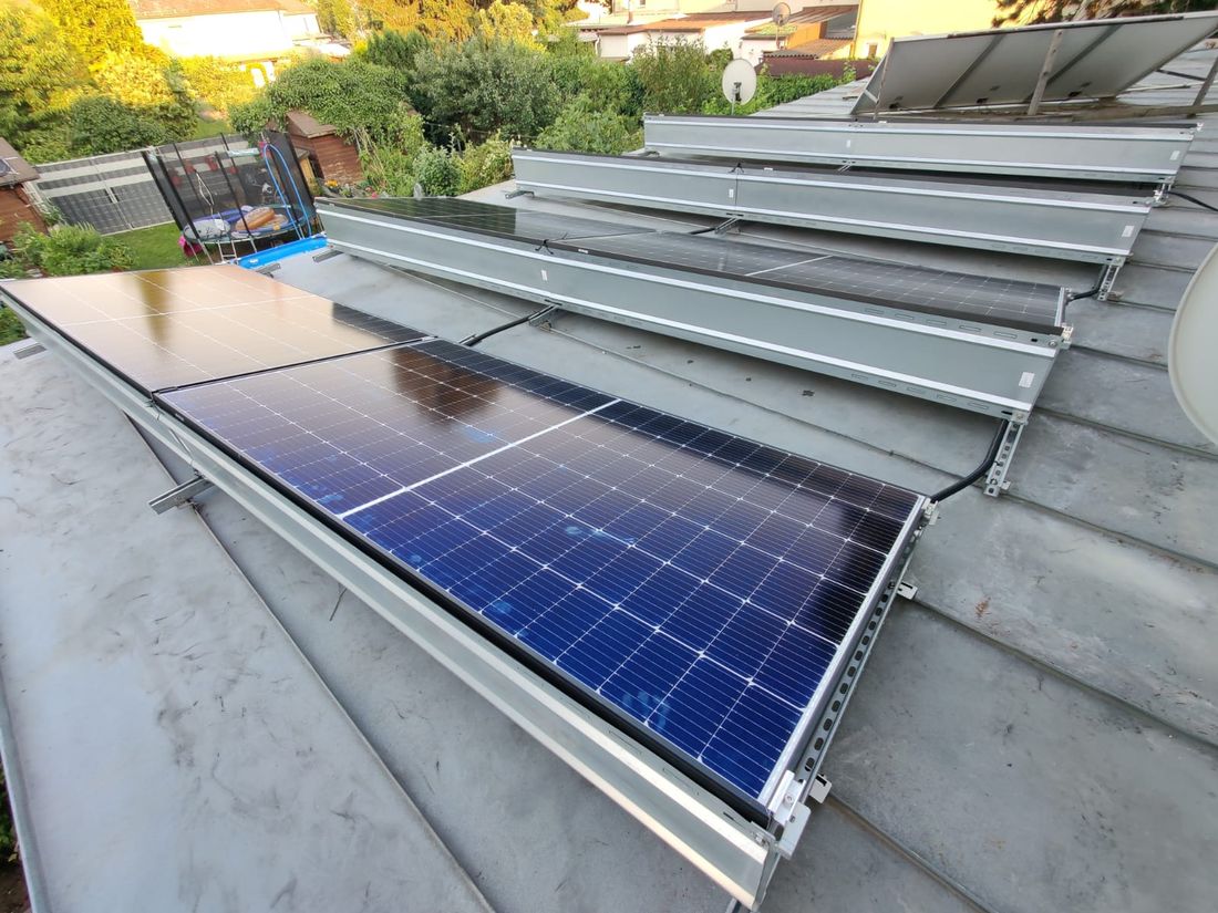Dachausrichtung für Photovoltaik